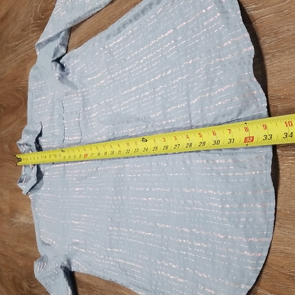 (XS) Victoria's Secret Metallic Long Sleeve Business Casual Lightweight Office - Picture 6 of 9